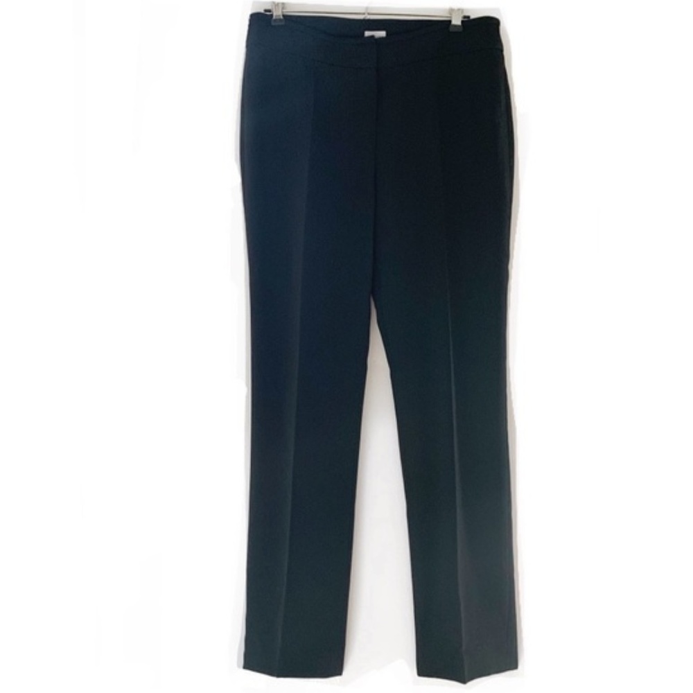 NEW Armani Collezioni Straight Leg Black Work Pant